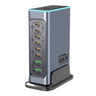 660W GaN Charger USB C Fast Desktop 8-port USB Type C PD Charging Station 3.0 USB Type C Fast Charger for iPhone16 15 Samsung