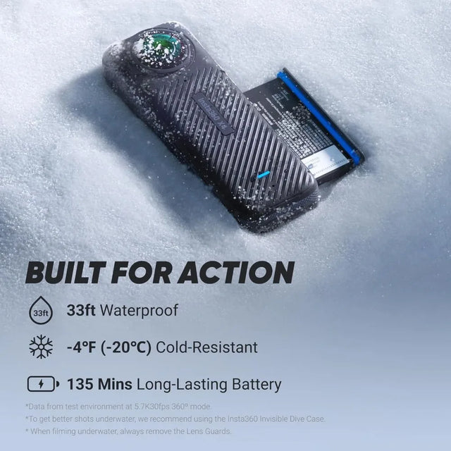 X4 Standard Bundle,Waterproof 8K 360 Action Camera, 4K Wide-Angle Video, Invisible Selfie Stick Effect,AI Editing - Hot-Sell!