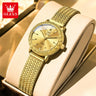 OLEVS Light luxury niche women's watches fashion waterproof classic minimalist quartz watch for lady elegant genuine wristwatch