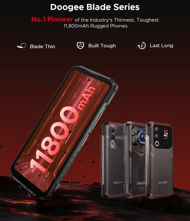 DOOGEE Blade20 Pro Rugged Smartphone 24GB+256GB 11800mAh