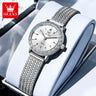 OLEVS Light luxury niche women's watches fashion waterproof classic minimalist quartz watch for lady elegant genuine wristwatch