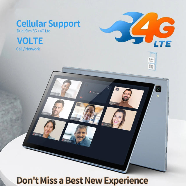10.1" High-Definition Screen Tablet Octa-Core Processor 8GB+256GB ROM