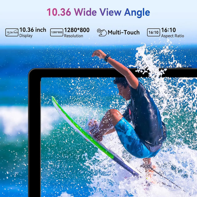 Android 15 Tablet 10.4 Inch Octa-Core Processor 16GB RAM 128GB ROM 1TB