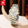 OLEVS Watches Woman 2858 New Multifunctional Quartz Wristwatch Waterproof Watches For Woman Set Bracelet Watch Original Reloj