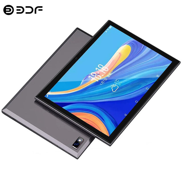 Slim Metal 10.1 Inch Android Tablet with Octa Core 8GB RAM 256GB ROM Dual SIM