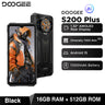 DOOGEE S200 Plus 5G AI Rugged Phone Android 15 Dimensity 7300 1.32" Rear Display 16GB 512GB 6.72'' 11000mAh Battery Smartphone