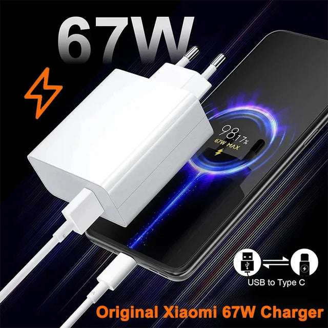 Turbo Charge Super Fast Charger EU Adapter