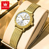OLEVS Light luxury niche women's watches fashion waterproof classic minimalist quartz watch for lady elegant genuine wristwatch