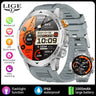LIGE New Smart Watch Men 1000mAh Large Capacity Battery Outdoor Flashlight Bluetooth Call Waterproof Sport Fitness Smartwatch