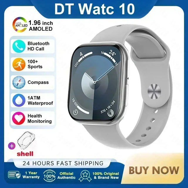 2025 New for Apple Watch 10 Smart Watch 4G Memory Music Video Bluetooth Call Waterproof Smartwatch For Android IOS TWS Earphones