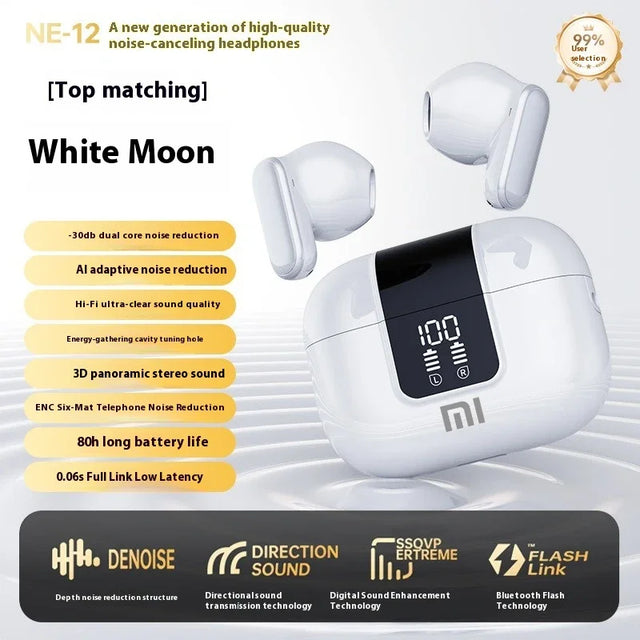 Original XIAOMI Pro13 Wireless Headphones Bluetooth Headset Charging Noise Reduction Earphones Led Display Game Earbuds With Mic