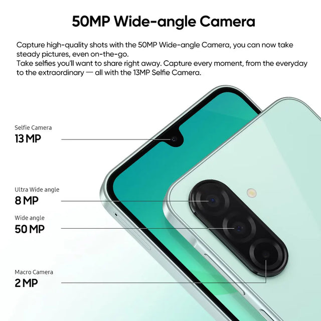 Global Version Samsung Galaxy A26 5G Smartphone Exynos 1380 6.7'' 120Hz Super AMOLED Display 50MP OIS Camera 5000mAh Battery