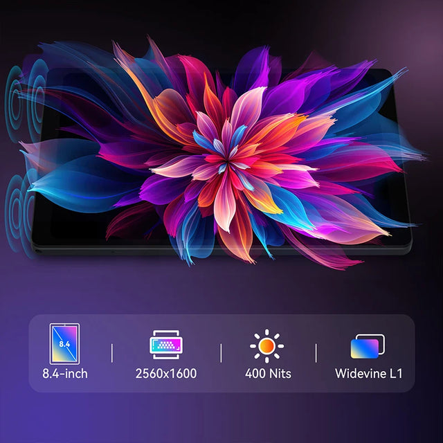 Headwolf FPad7 8.4inch Tablet Android14 MTK Dimensity 7050 CPU 2560x1600 I