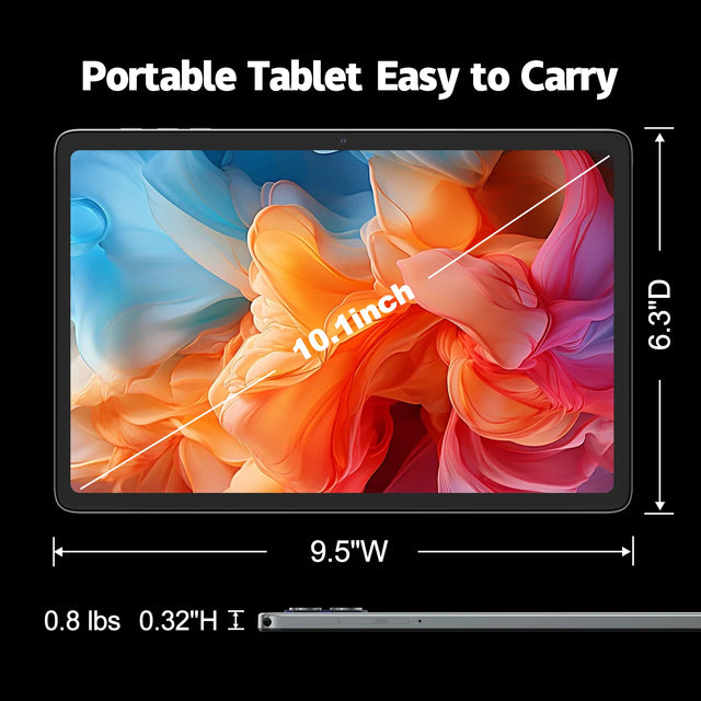 Android 14 Tablet 6000MAH Octa-Core Processor Tablets,8GB RAM 128GB ROM IPS Touch Screen, with 5MP+8MP Camera,Wi-Fi 6