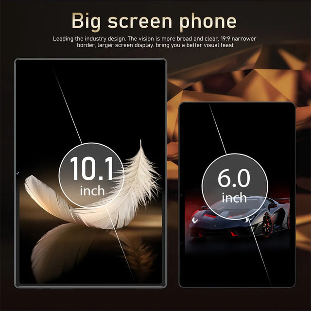2025 Pad 16 Pro Tablet 10 inch Android Snapdragon 870 Dual SIM Tablet 4K WIFI 10000mAh 16GB+1TB Tablets PC For Children Kids Tab