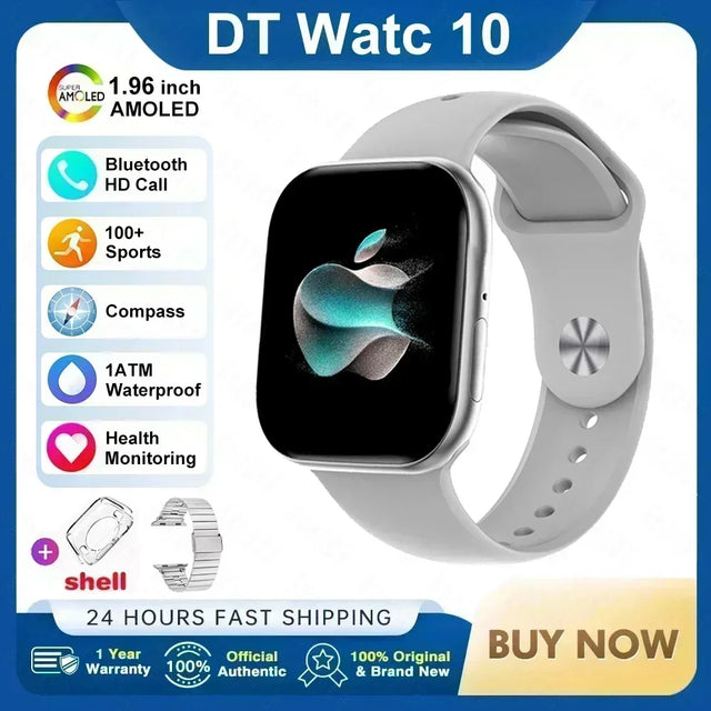 2025 New for Apple Watch 10 Smart Watch 4G Memory Music Video Bluetooth Call Waterproof Smartwatch For Android IOS TWS Earphones