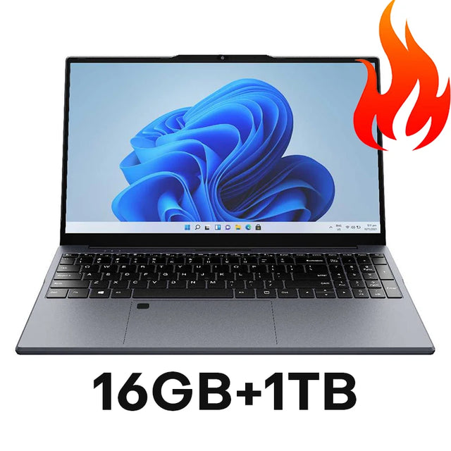 15.6" Ultra Slim Intel Core i7 6500U Laptop Computer Windows 11 16GB