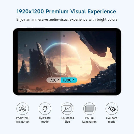 ALLDOCUBE iPlay 50 Mini Pro 8.4 inch Tablet 16GB(8+8) RAM 128GB ROM 512GB Expandable Widevine L1 5MP/13MP 4G LTE GPS Helio G99 - Emart
