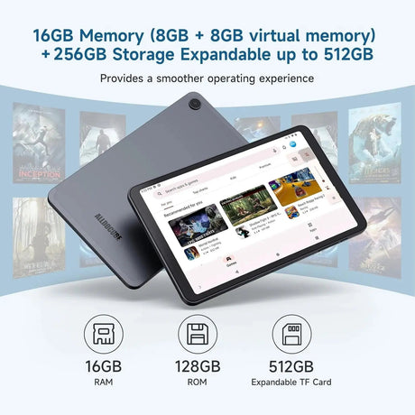 ALLDOCUBE iPlay 50 Mini Pro 8.4 inch Tablet 16GB(8+8) RAM 128GB ROM 512GB Expandable Widevine L1 5MP/13MP 4G LTE GPS Helio G99 - Emart
