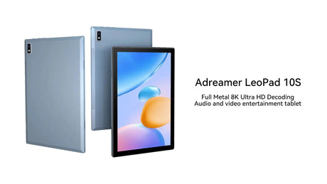 (Clearance) LeoPad10S Tablet Android 11 10.1 Inch 4 - Cores 4GB RAM 32GB ROM 1280x800 IPS 6000mAh Dual Camera Type - C Metal Body - Emart