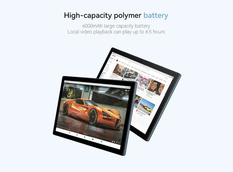 (Clearance) LeoPad10S Tablet Android 11 10.1 Inch 4 - Cores 4GB RAM 32GB ROM 1280x800 IPS 6000mAh Dual Camera Type - C Metal Body - Emart