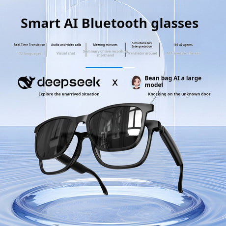 G11 Bluetooth Smart AI Translation Glasses showcasing modern design and UV protection for seamless communication.
