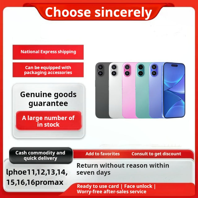 mobile phone 6S 5S 7 generation 6P 6SP 8 X 15 smart phone live broadcast genuine studio full Netcom 4G